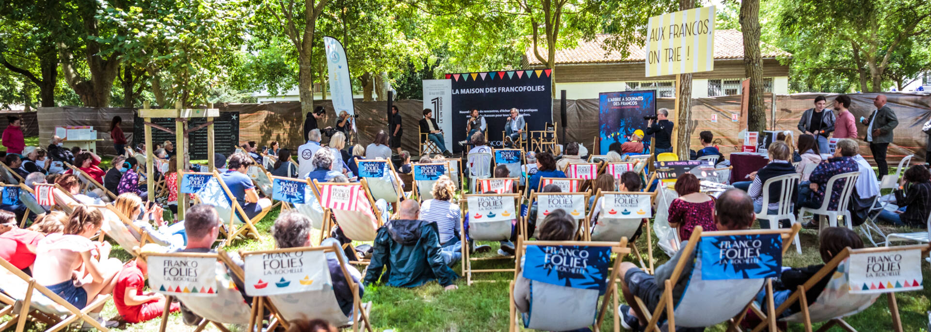 Conversation Daniel Auteuil et Yannick Bestaven © Francofolies