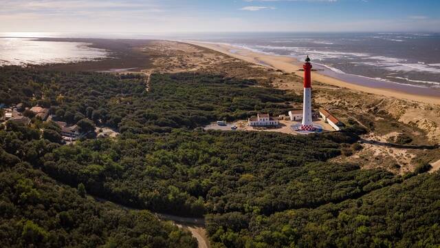 Vue de la forêt et du phare de la Coubre - ©Shutterstock