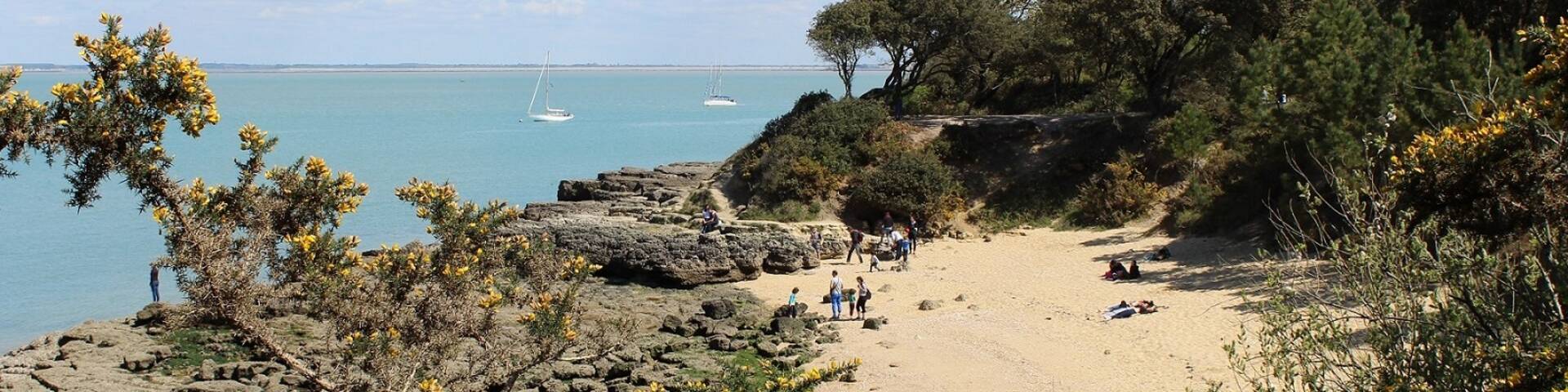 Vue de Baby Plage sur l'île Plage