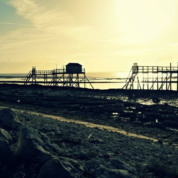 Vue des carrelets de Madame 