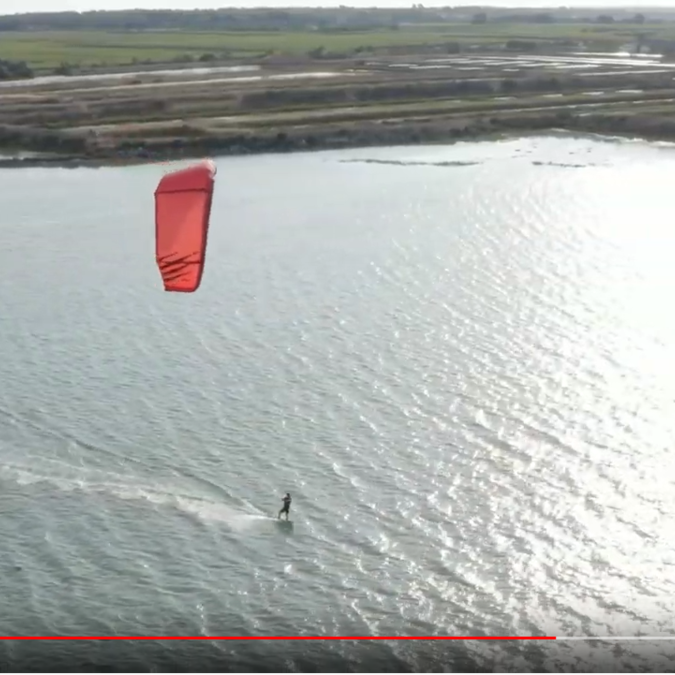 Session Kite sur l'île de Ré